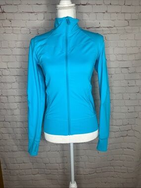 Alo Yoga Contour Jacket in Bright Aqua